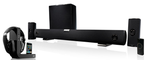 Vizio Sound Bar Adds Wireless Surround Speakers