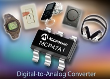 Microchip, Volatile Digital-to-Analog Converter, DAC
